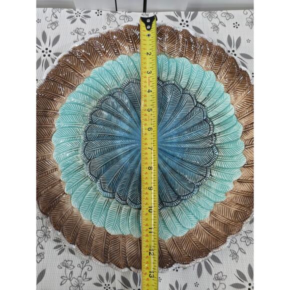 NWT John Derian Target Feathers Round Serving Platter – 13" Stoneware (lighter) - Picture 4 of 9